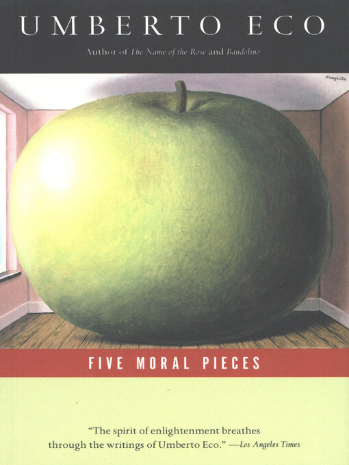 Title details for Five Moral Pieces by Umberto Eco - Available